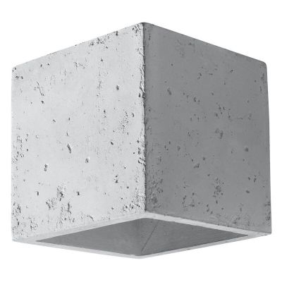 Betonska dvosmjerna zidna lampa siva, Andro
