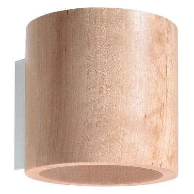 Drvena dvosmjerna zidna lampa smeđa, Amely