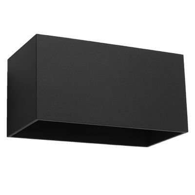 Aluminijska dvosmjerna zidna lampa crna, Andro