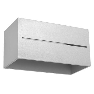 Aluminijska dvosmjerna zidna lampa siva, Jacky