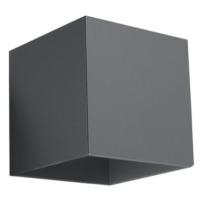 Aluminijska dvosmjerna zidna lampa antracit, Andro