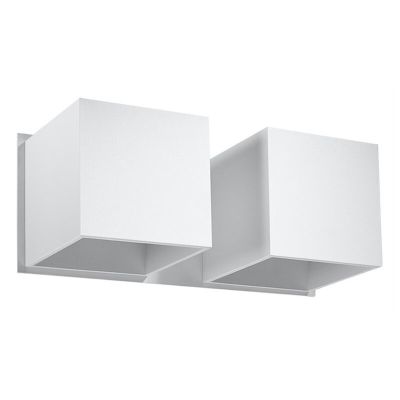 Aluminijska dvosmjerna zidna lampa bijela, Andro