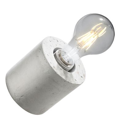 Betonska zidna lampa siva, Anela