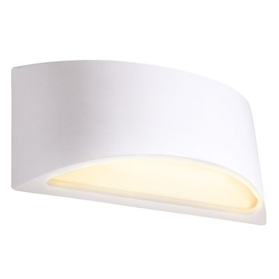 Staklena dvosmjerna zidna lampa bijela, Leticia