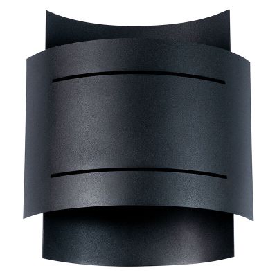 Aluminijska dvosmjerna zidna lampa crna, Karwan