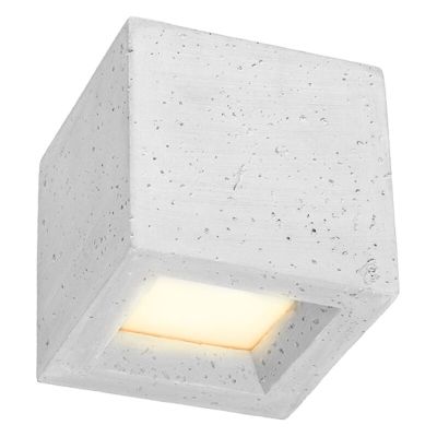 Betonska dvosmjerna zidna lampa siva, Caitlin