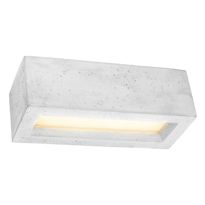 Betonska dvosmjerna zidna lampa siva, Emmaly