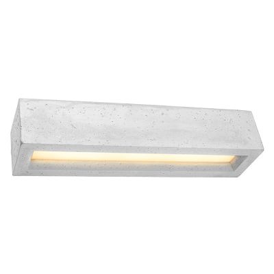 Betonska dvosmjerna zidna lampa siva, Emmaly