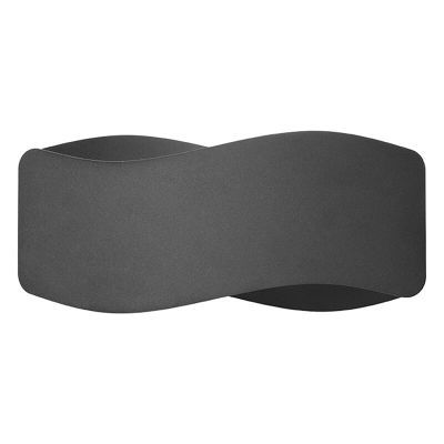 Aluminijska dvosmjerna zidna lampa crna, Keely