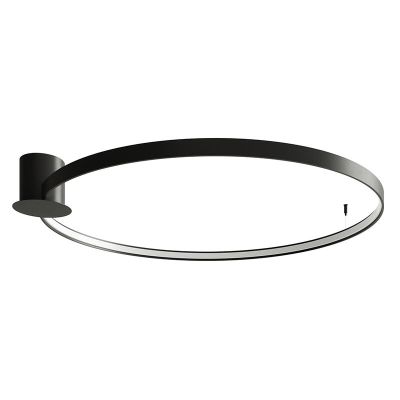 Aluminijska plafonjera crna, Ringo, 70 W, LED 3000 K