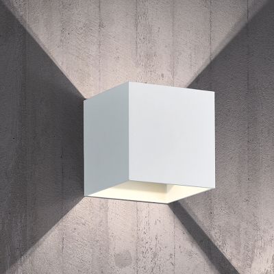 Bijela dvosmjerna zidna lampa moderna, Eva, 4,3 W, LED 3000 K