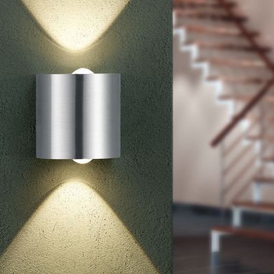 Nikalna dvosmjerna zidna lampa metalna, Alwyn, 3,2 W, LED 3000 K