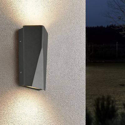 Antracit vanjska rasvjeta dizajnerska, Sahl, 4,5 W, LED 3000 K, IP65