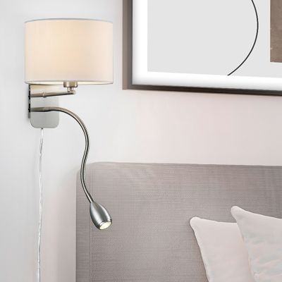 Nikalna zidna lampa metalna, Ledbury, s prekidačem