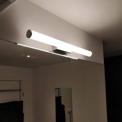 Krom svjetlo za ogledalo moderno, Staby, 6,5 W, LED 3000 K, IP44, s prekidačem