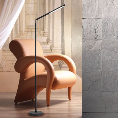 Krom podna lampa moderna, Rebel, 6 W, LED 3000 K, s dodirnim prigušivačem
