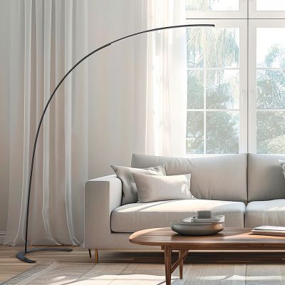 Crna lukna lampa moderna, Libro, 18 W, LED 3000 K, s prekidačem