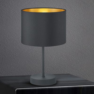 Crna stolna lampa moderna, Jeany, s prekidačem