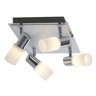 Sivi stropni reflektor stakleni, Morely, 4,3 W, LED 3000 K