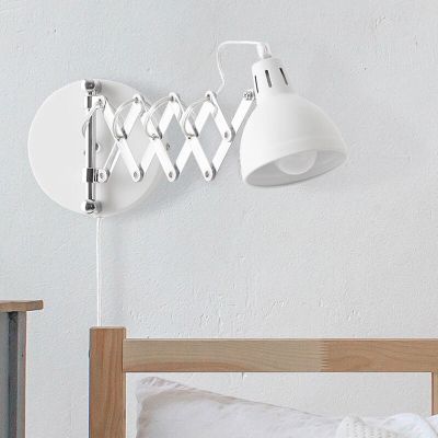 Krom zidna lampa industrijska, Yemaya, s prekidačem