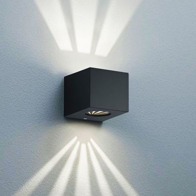 Crna vanjska rasvjeta dizajnerska, Sandby, 2 W, LED 3000 K, IP44