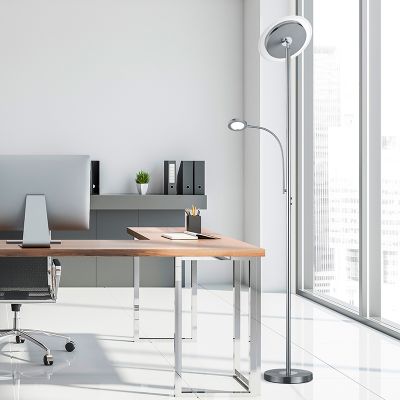 Nikalna podna lampa moderna, Benny, 18 W, LED 3000 K, s dodirnim prigušivačem