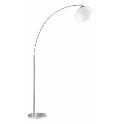 Krom podna lampa plastična, Yana, s prekidačem