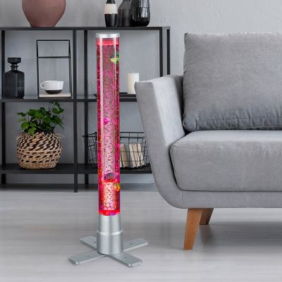 Srebrna stolna lampa za dječju sobu moderna, Nautica, 2,4 W, LED 3000 K, s prekidačem