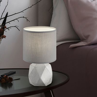 Betonska stolna lampa siva, Yfenn, s prekidačem
