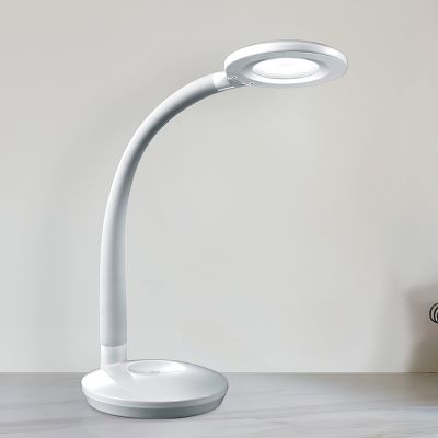 Bijela lampica plastična, Jesse, 3 W, LED 3000 K, s dodirnim prigušivačem