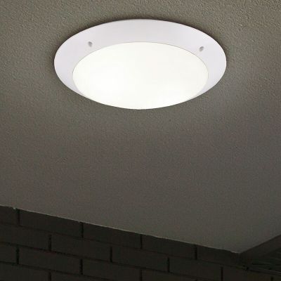 Bijela plafonjera moderna, Gandrup, IP54