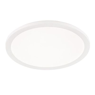 Bijela plafonjera moderna, Gistrup, 24 W, LED 3000 K, IP44