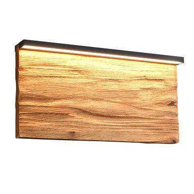 Drvena zidna lampa dizajnerska, Kalea, 13 W, LED 3000 K, s 3-stupanjskim prigušivanjem