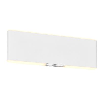 Bijela dvosmjerna zidna lampa moderna, Zwier, 2 W, LED podesiv od tople do hladne bijele, s prekidačem