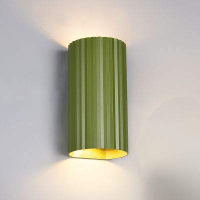 Zelena dvosmjerna zidna lampa moderna, Sieb