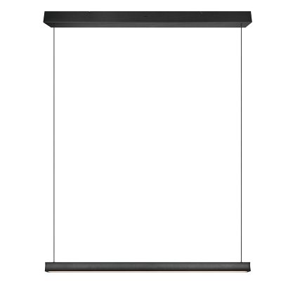 Crna visilica moderna, Wishal, 29 W, LED white switch, s 3-stupanjskim prigušivanjem