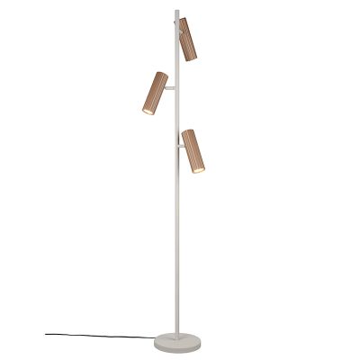 Smeđa podna lampa moderna, Sieb, s prekidačem
