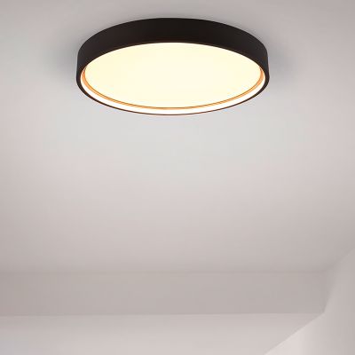 Crna plafonjera moderna, Destin, 29 W, LED white switch