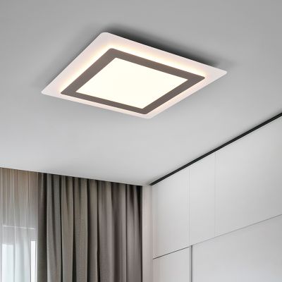 Nikalna plafonjera moderna, Frans, 46 W, LED podesiv od tople do hladne bijele, s daljinskim upravljačem