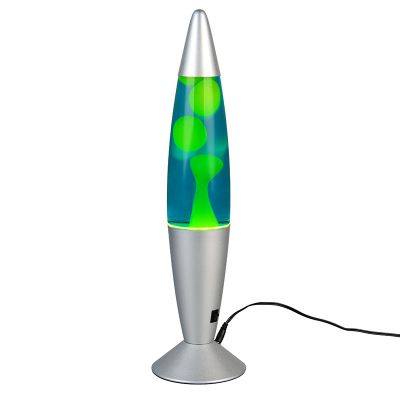 Zelena lava lampa staklena, Coert, 21 W, LED 3000 K, s prekidačem