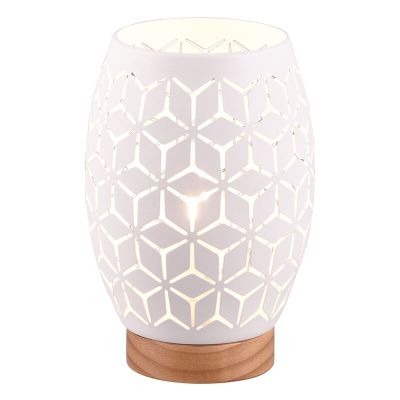 Bijela stolna lampa moderna, Delana