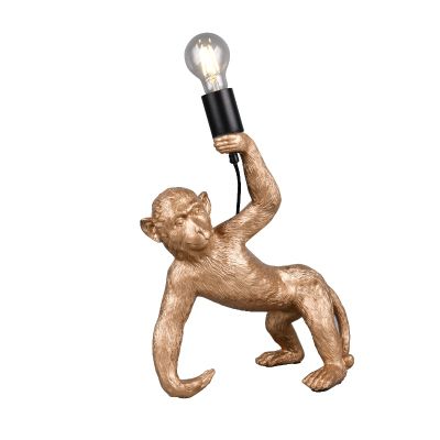 Zlata stolna lampa plastična, Macaca