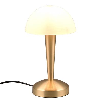Mjeda stolna lampa moderna, Delila, s dodirnim prigušivačem