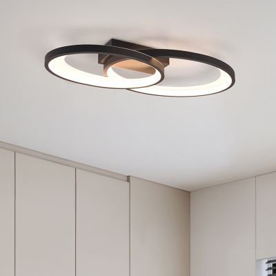 Crna plafonjera moderna, Ersan, 25 W, LED 3000 K