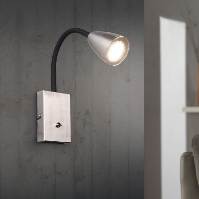 Nikalna zidna lampa moderna, Joanne, s prekidačem
