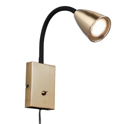 Mjeda zidna lampa moderna, Joanne, s prekidačem