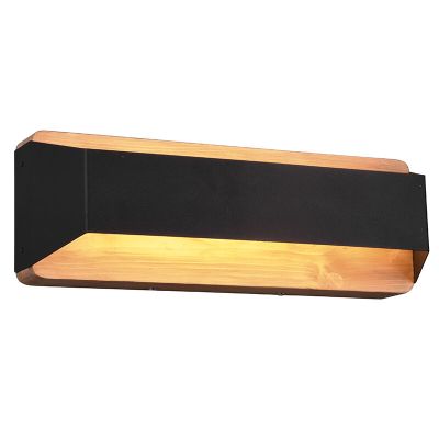Crna dvosmjerna zidna lampa moderna, Navajo, 13,5 W, LED 3000 K