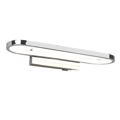 Krom zidna lampa za kupaonicu moderna, Martin, 17 W, LED 3000 K, IP44