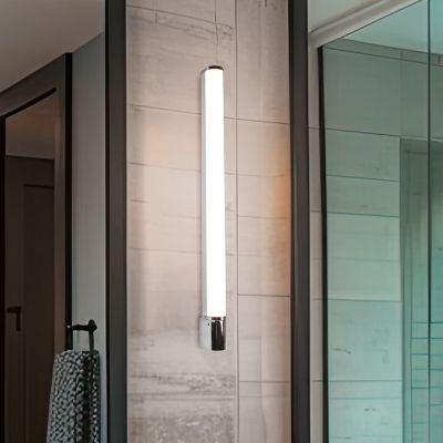 Krom zidna lampa za kupaonicu moderna, Bernou, 16 W, LED 3000 K, IP44