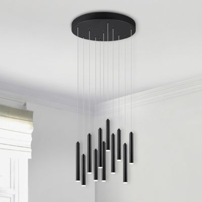 Crna visilica moderna, Jessamy, 2,5 W, LED 3000 K
